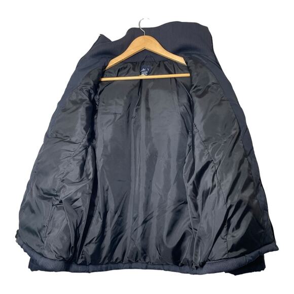 GAP Y2K Black Down Jacket Womens Large Puffer - Picture 2 of 5